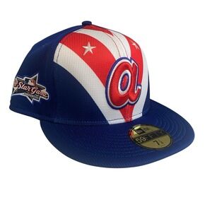 New Era Atlanta Braves 59FIFTY 2025 All Star Game Fitted Hat Cap Size 7 1/4